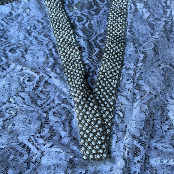 Lace beach tunic cover up - Picture 2 of 5